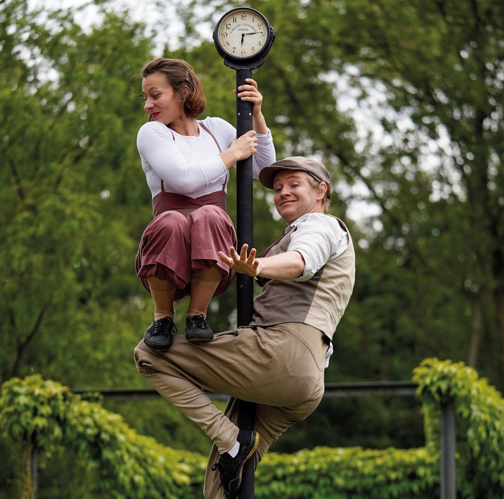 Programm aus Comedy, Musik und Artistik