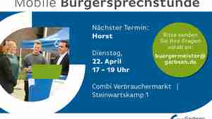 Bürgermeister in Horst zu sprechen