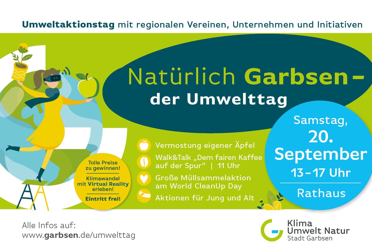 Natürlich Garbsen – Umwelttag am 20. September