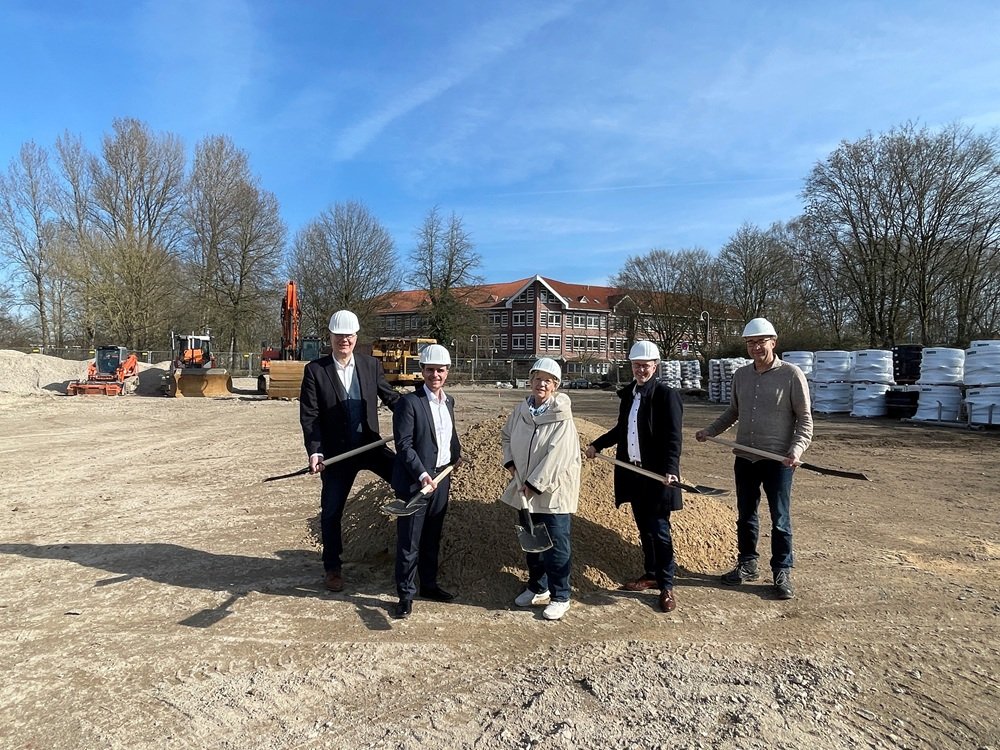 Arbeiten für Erweiterungsbau am GSG haben begonnen