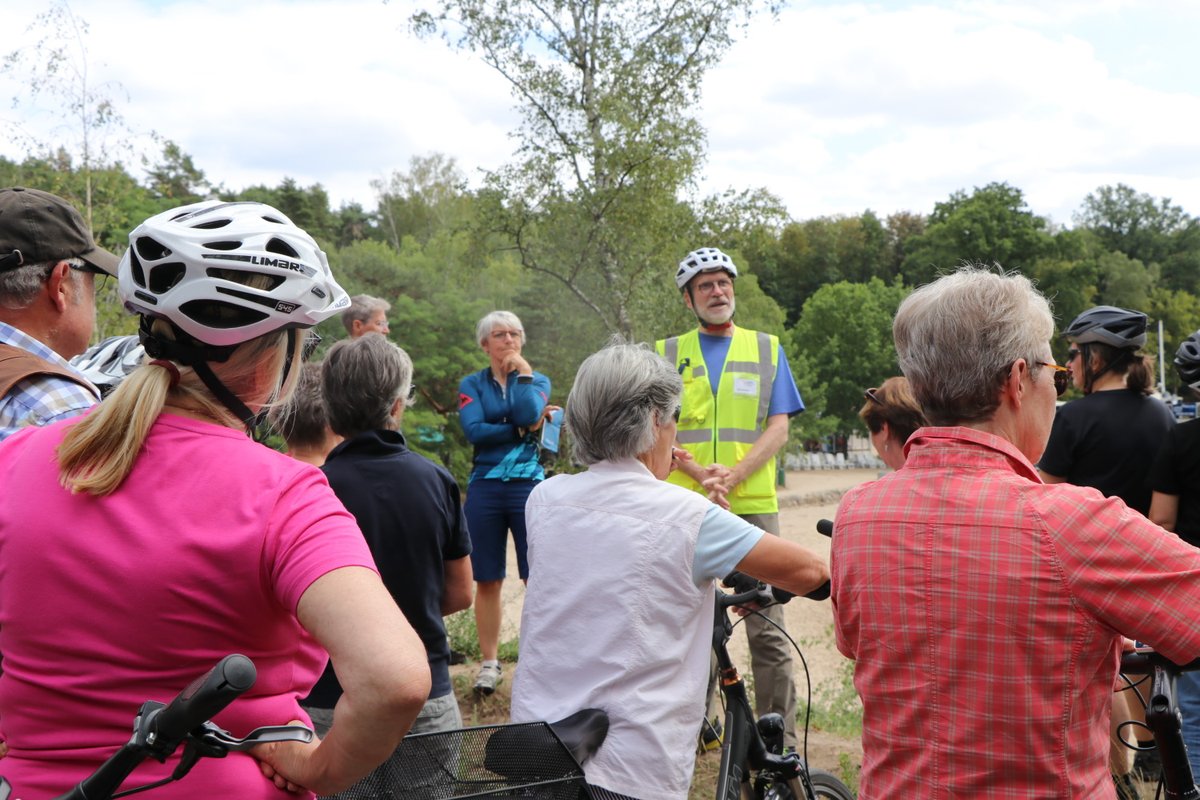 Fahrradausflug für Zugezogene durch Garbsen