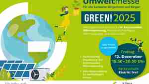 Umweltmesse GREEN! findet im Dezember statt