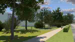 Gewerbegebiet Farrel: Baustart für grünen Rahmen